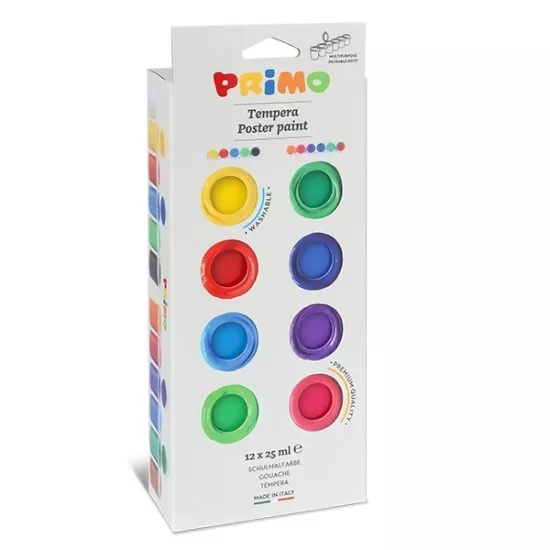 Primo Poster Boya 12 Renk Mix Parlak Renkler 