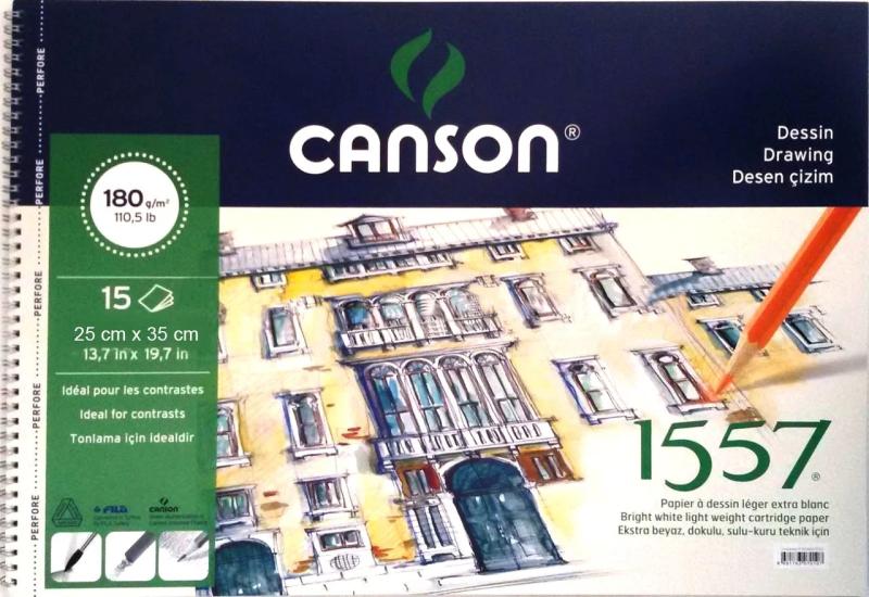 Canson 1557 Dessin Resim Ve Çizim Defteri 180 gram