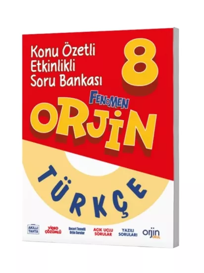 Orjin 8.Sınıf Türkçe Konu Özetli Etkinlikli SB