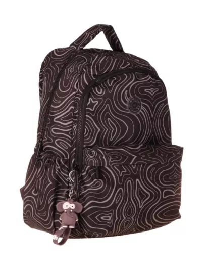 Kaukko Favorite Black Waves Okul Sırt Çantası