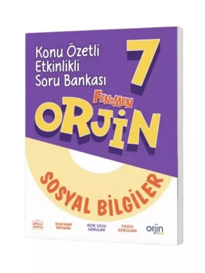 Orjin 7.Sınıf Sosyal Bilgiler Konu Özetli Etkinlik