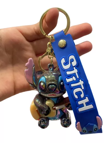 Stitch Figürlü Parlak Model Sürpriz Anahtarlık 