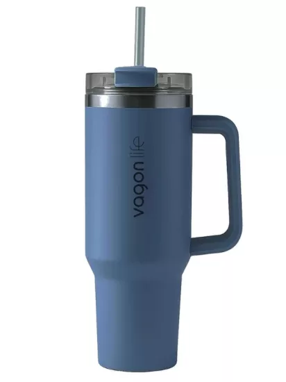 Vagonlife 1200 ML Kulplu Paslanmaz Çelik Termos