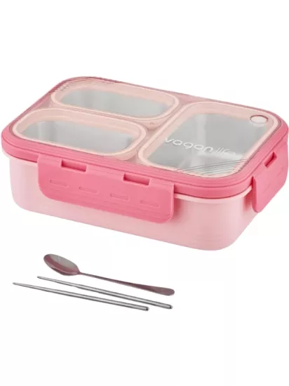 Vagonlife Lunch Box 620ml Tek Kat Üç Bölmeli