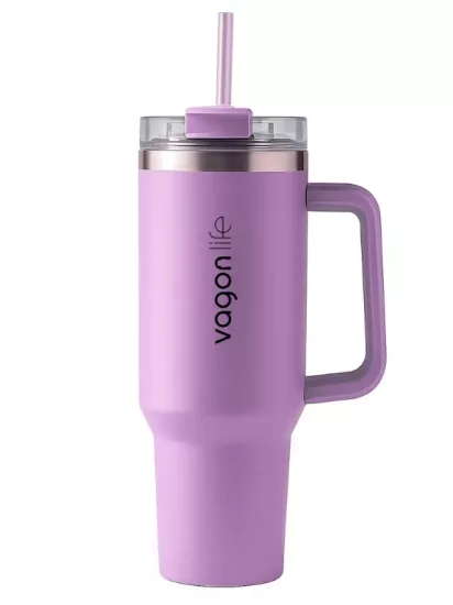 Vagonlife 1200 ML Kulplu Paslanmaz Çelik Termos