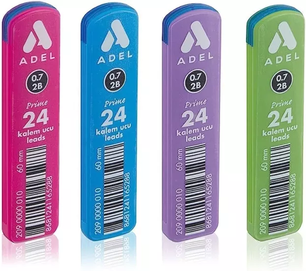Adel Prime Min Versatil Kalem Ucu 24’Lü 0,7Mm 2B