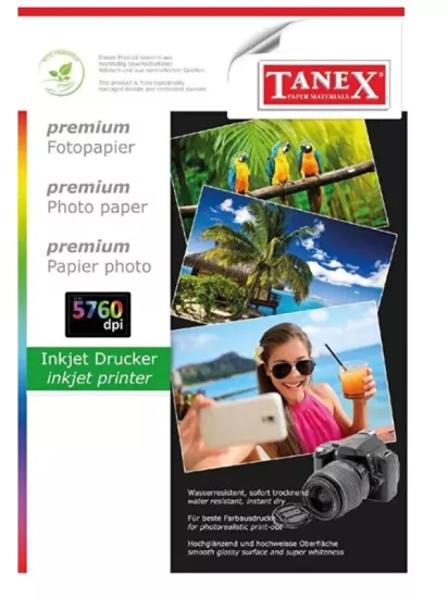 Tanex A4 Fotoğraf Kağıdı 240 gr Parlak