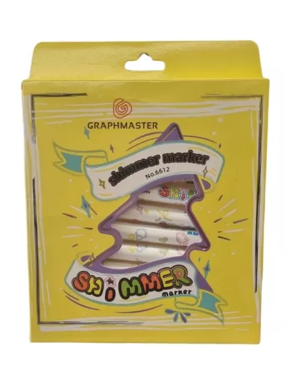Graphmaster Shimmer Işıltılı Marker Kalem Seti 