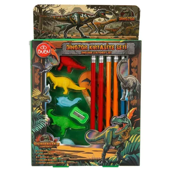 Bu-Bu Dinozor Kırtasiye Seti BUBU-KST001