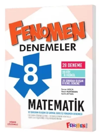 Fenomen 8. Sınıf Matetik Sınav Hazırlık