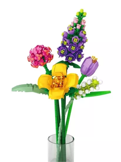 Dekoratif Çiçek Buketi Çiçek Lego Seti 4604