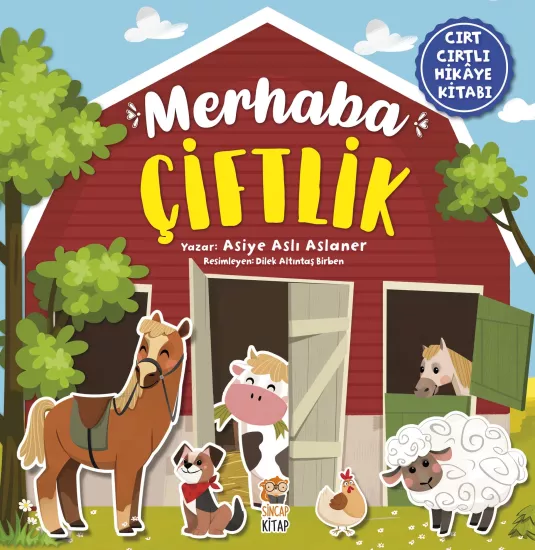 Merhaba Çiftlik Cırt Cırtlı Hikaye Kitabı Okul Öncesi