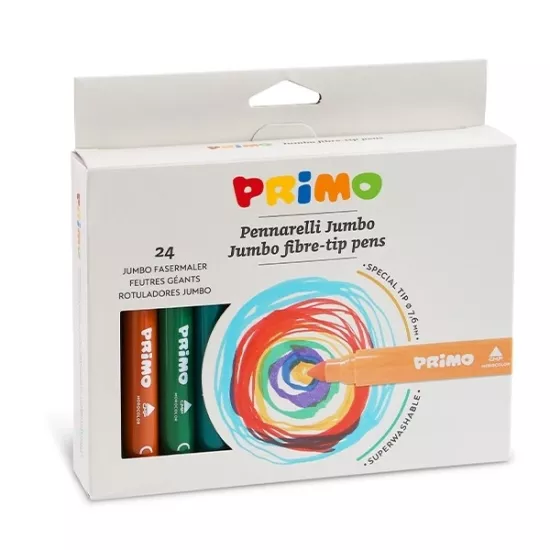 Primo Jumbo Keçeli Boya Kalemi 24 Renk