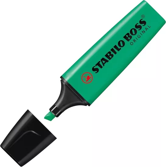 Stabilo Boss Original Fosforlu Kalem Koyu Yeşil 
