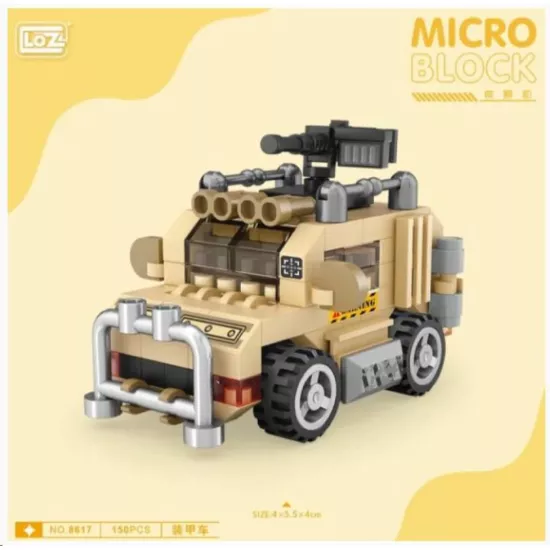 Loz 8617 Mikro Blok Çanta Askeri Kamyon