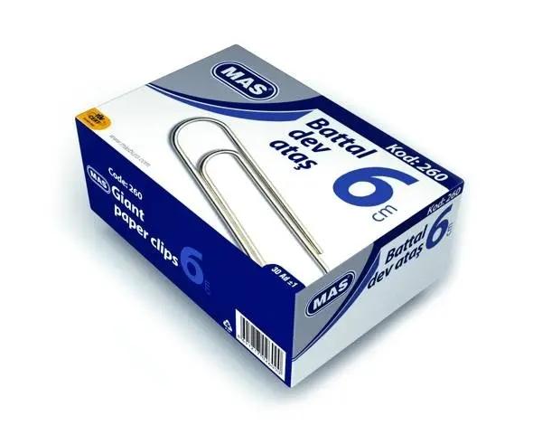 Mas Dev Ataş No:6 60 mm Nikel Kaplı 30’lu Kutu