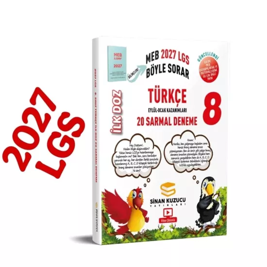 8. Sınıf 2027  İlk Doz Sarmal Branş Deneme TÜRKÇE