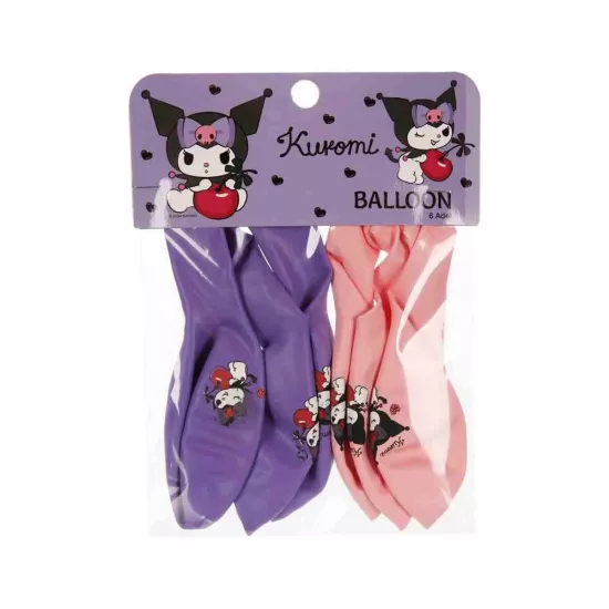 Timon Sanrio Lisanslı Kuromi Balon 6’lı Paket