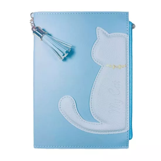 Victoria’s Journals Kedili 13x18cm Defter Mavi