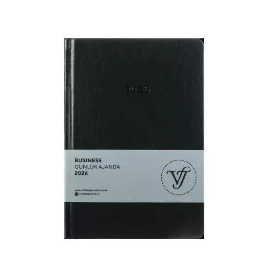 Victoria’s Journals Sert Kapak  2026 Günlük Ajanda