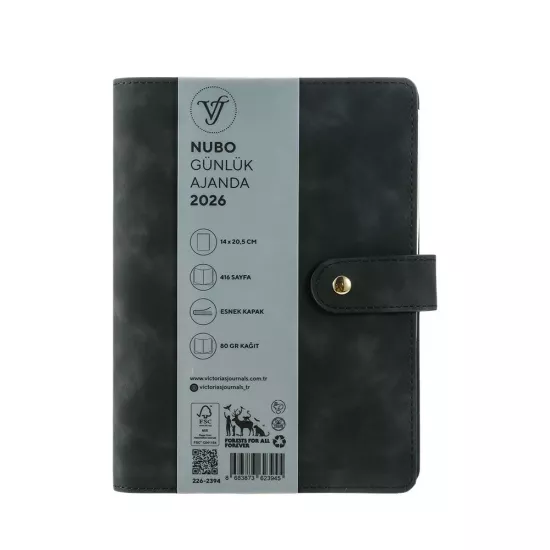 Victoria’s Journals Nubo A5 2026 Günlük Ajanda