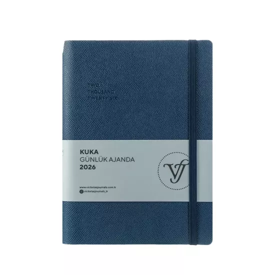 Victoria’s Journals Kuka 2026 Günlük Ajanda Lacivert 