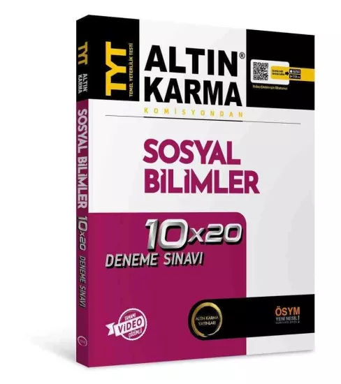 Altın Karma TYT hazırlık sosyal bilimler deneme