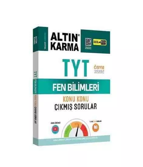  TYT hazırlık Fen bilimleri çıkmış sorular