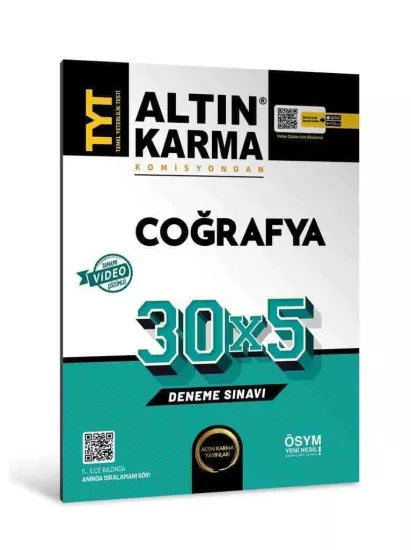 Altın Karma Coğrafya TYT hazırlık deneme