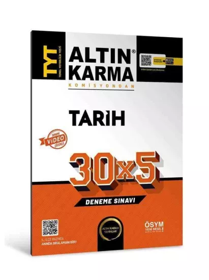Altın Karma TYT Tarih güncel içerikli denemeler