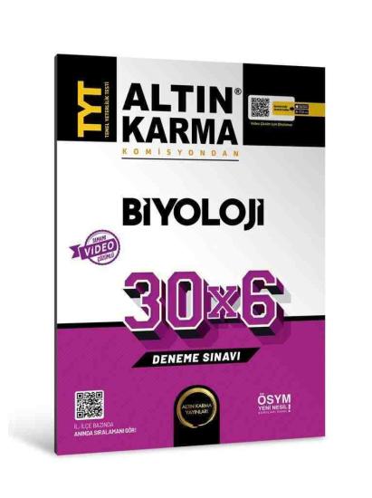 Altın Karma TYT hazırlık Biyoloji denemeler