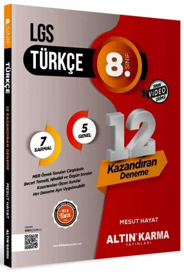 Altın Karma LGS Türkçe 12’li Sarmal Deneme 
