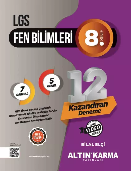 Altın Karma LGS Fen Bilimleri 12.li Sarmal Deneme