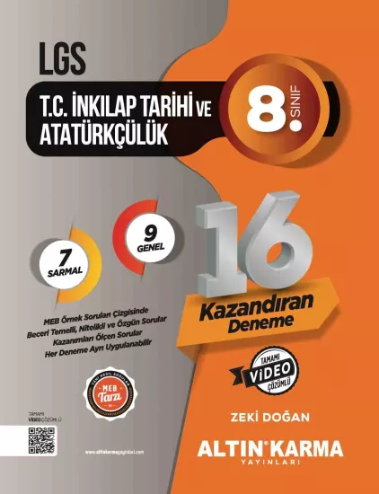 AltınKarma İnkilap Tarihi ve Atatürkçülük Denemeler