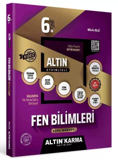 AltınKarma 6.Sınıf Fen Bilimleri Soru Bankası