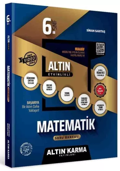 AltınKarma 6.Sınıf Matematik Etkinlikli Soru Bankası