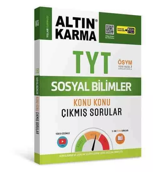 Altın Karma TYT sosyal bilimler çıkmış sorular
