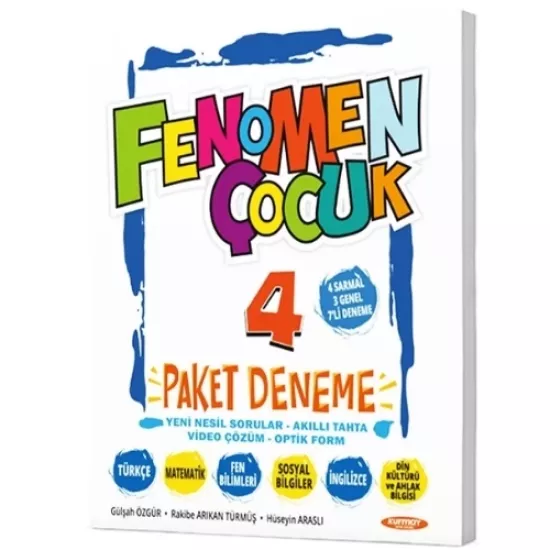 Fenomen 4.Sınıf Tüm Dersler Deneme Testleri