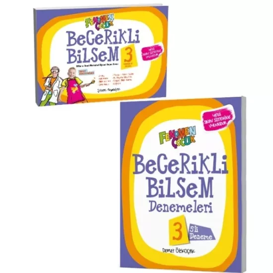Fenomen 3.Sınıf Bilsem Hazırlık Kitapları