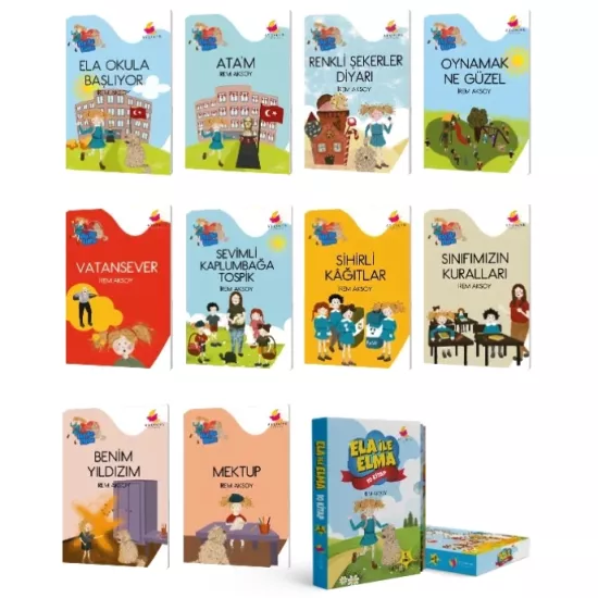 Ay Çocuk Ela ile Elma Hikaye Seti 10 Kitap