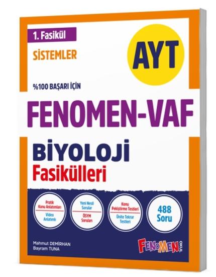 Fenomen Biyoloji AYT hazırlık kitapları