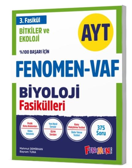 Fenomen yayınları AYT hazırlık Biyoloji
