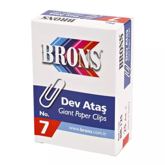 Brons Dev Ataş No:7 25 Adet  BR-125
