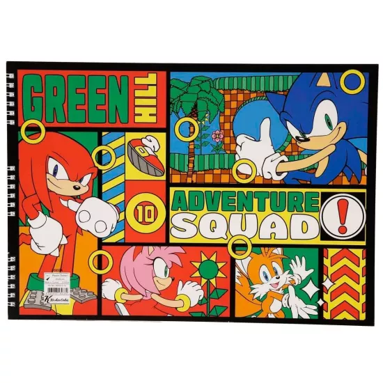 Sonic Resim Defteri 25x35 cm Adventure Squad