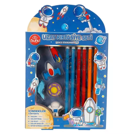 Bu-Bu Uzay Kırtasiye Seti BUBU-KST003