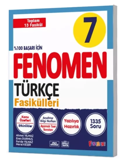 Fenomen 7.Sınıf Türkçe Fasiküller Güncel Müfredat