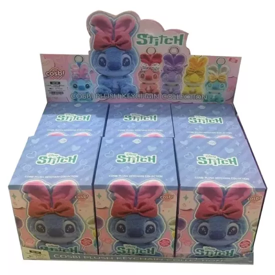 Stitch Sürpriz Kutu Peluş Anahtarlık Çanta Charm