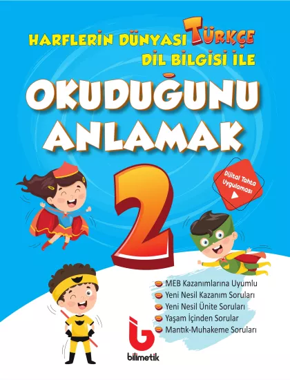BİLİMETİK YAYINLARI 2. SINIF TÜRKÇE HARFLERİN DÜNYASI