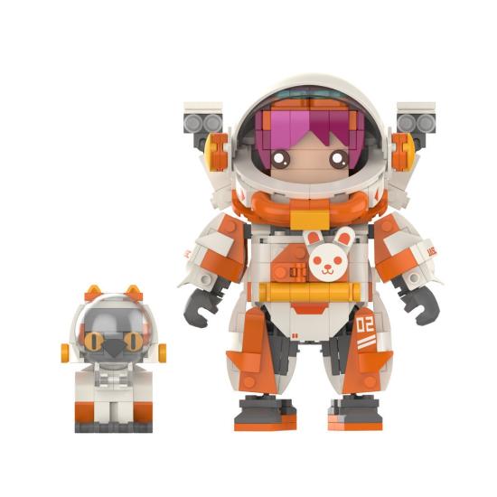 Jaki Astronot ve Evcil Hayvanı Yapı Blok Seti
