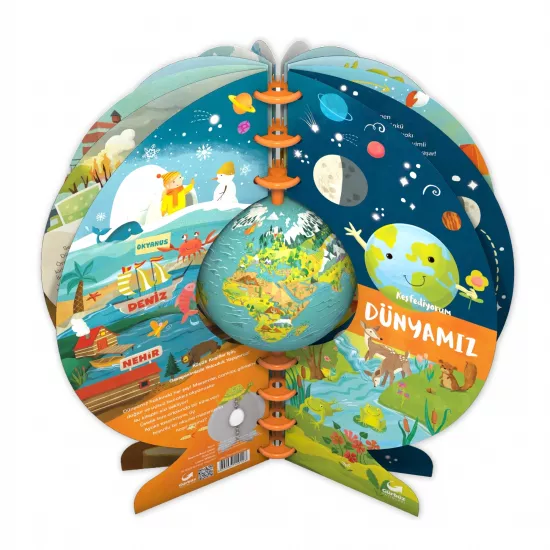 Gürbüz 12012 11 cm Küreli Kitap - Dünyamız